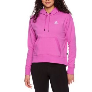 NWT Reebok Women's Renew Cropped Hoodie with Front Pocket Size M